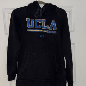 Under Armour Black UCLA Bruins Pullover Hoodie with Blue & Gold Logo